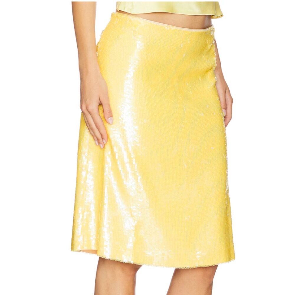 GUIZIO Isabelle Sequin Midi Skirt NWtT